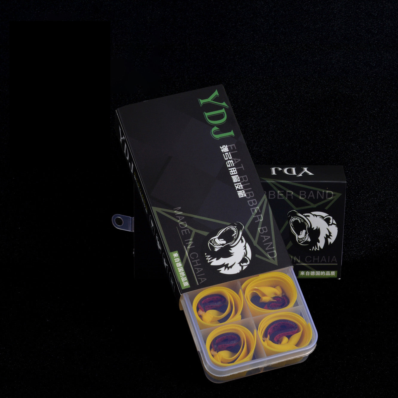 高級スリングショット用ゴムバンド 凍結防止 フラットゴムバンド 輪ゴム 10個入り