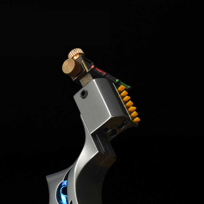 龍歯悪鬼 tc21チタン合金 可変式外弓門幅 スリングショット パチンコ ビー玉銃 鬼の模様 龍の歯型ゴム固定クリップ 流線型アウトドア 射撃場ゲーム 狩猟 クマ駆除ツール クマ防除用品