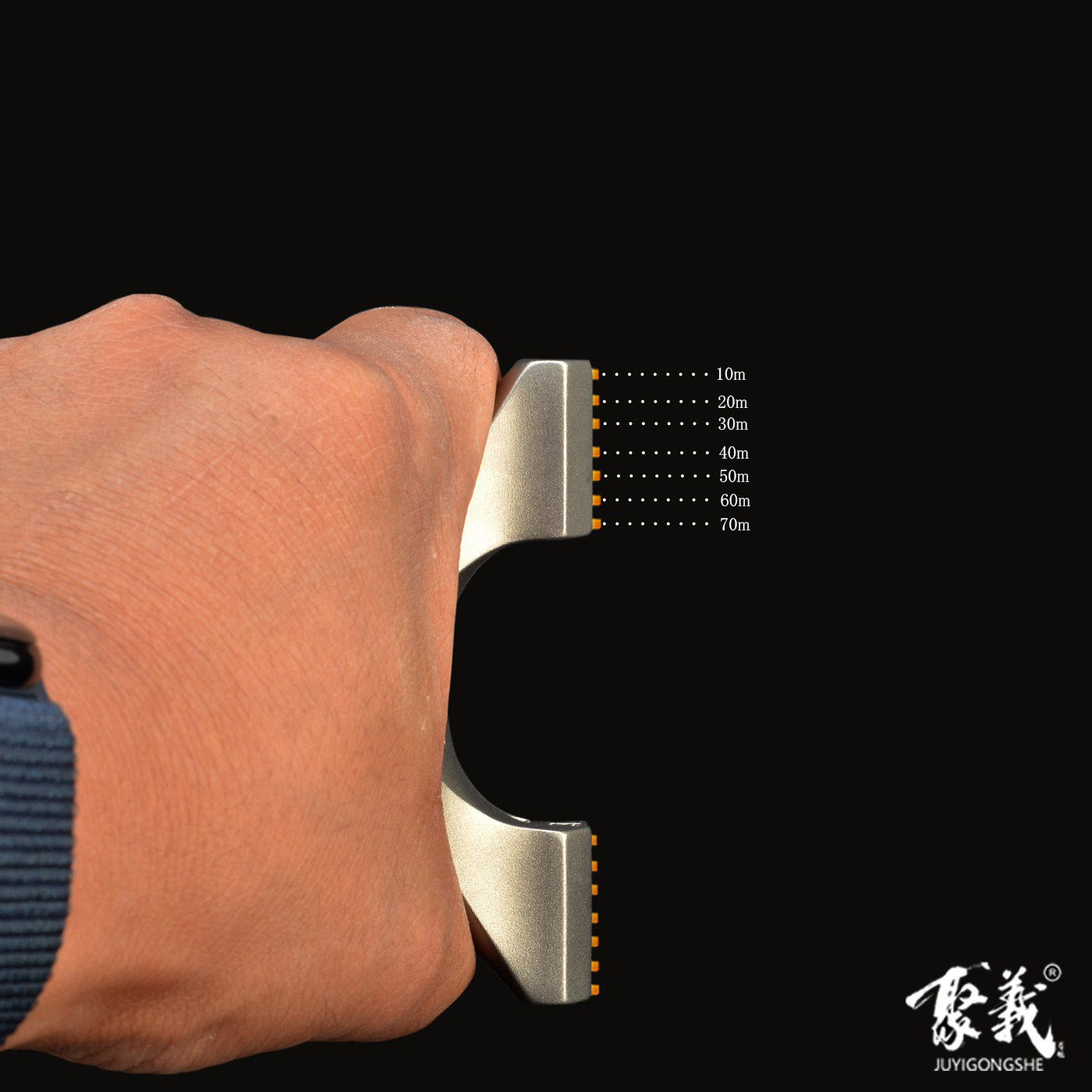 龍歯鬼鍛 スリングショット パチンコ 630ステンレスの弓頭 龍の歯型ゴム固定クリップ 動物駆除器 発射装置 害獣・害虫防除器 流線型アウトドア ターゲットゲーム 練習用スリングショット アウトドア玩具セット 狩猟 クマ防除用品 クマ駆除ツール