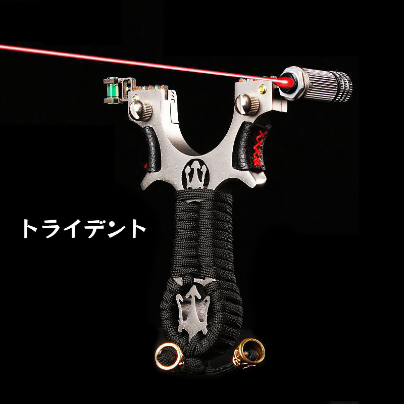スリングショット パチンコ 動物撃退器 害獣・害虫対策器 ステンレス製金属 パチンコ 補助赤外線、水準器付き照準 セット ショット スリング ファルコン 狩猟用 スリングショットゴムバンド 替えゴム 大人向け屋外スポーツゲーム兼用カタパルト 携帯型 軽量 握る器具