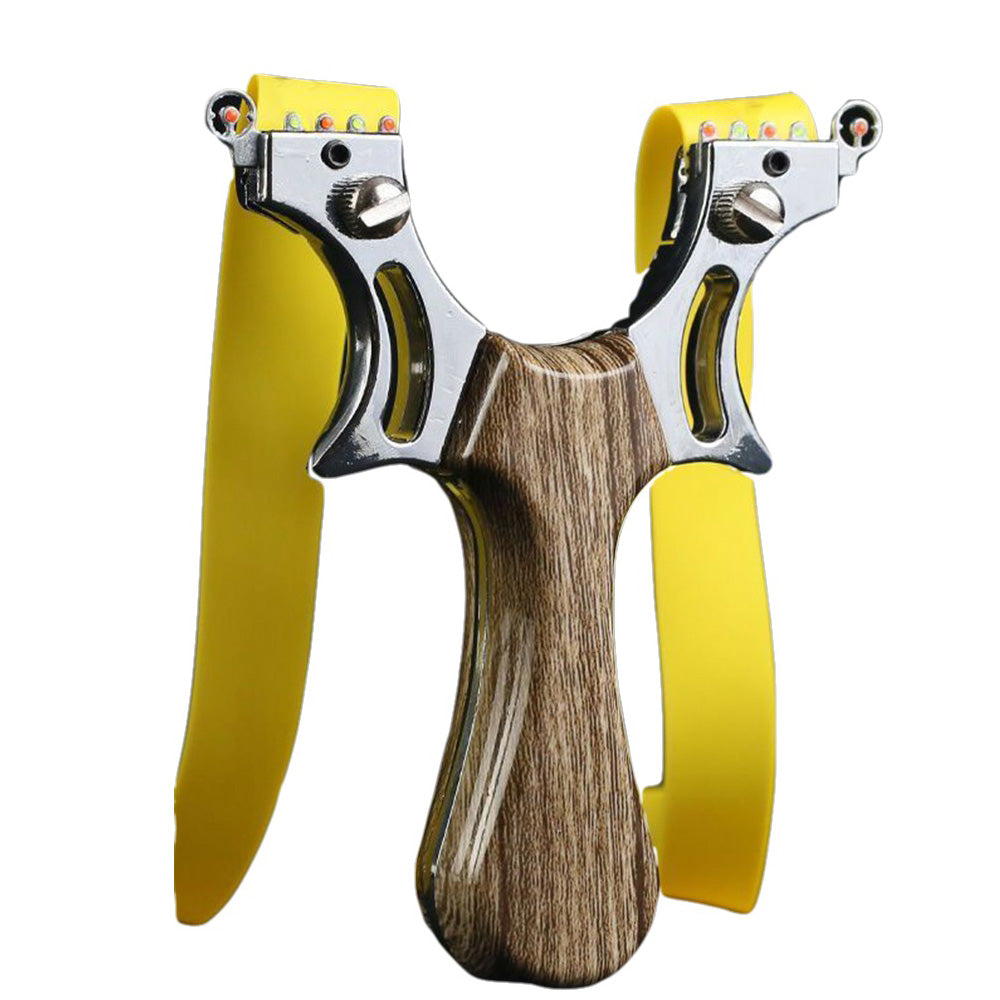 スリングショット パチンコ 動物撃退器 害獣・害虫対策器 ABS模造木目パッチ ステンレス鋼 高級 おもちゃトレーニング アウトドア 新型 ターゲットゲーム 練習用 アウトドア玩具 セット
