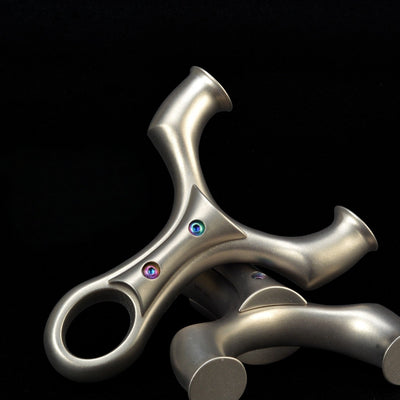 丸頭スリングショットにゴムバンドを取り付ける方法