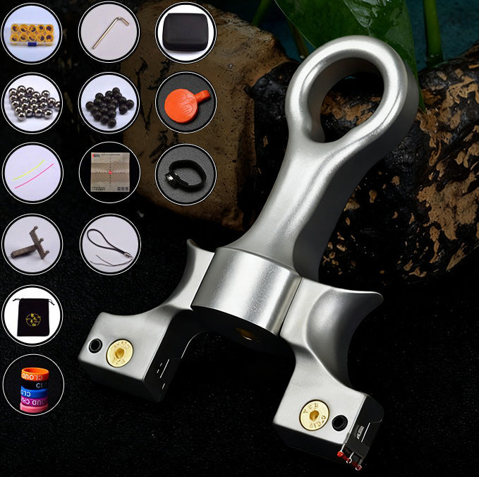 神の罰 丸頭 クリップ式 スリングショット パチンコ ねじ止め式 ラップ&タック式 チタン合金弓頭 射撃場ゲーム 狩猟