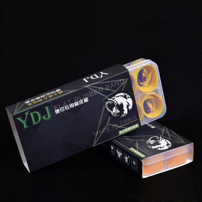 高級スリングショット用ゴムバンド 凍結防止 フラットゴムバンド  輪ゴム 10個入り