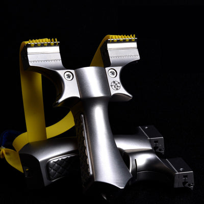 風神斬りMAX スリングショット 可変式外弓門幅 パチンコ チタン合金の弓頭 動物駆除器 発射装置 害獣・害虫防除器 流線型アウトドア ターゲットゲーム 練習用スリングショット アウトドア玩具セット 狩猟 クマ防除用品 クマ駆除ツール