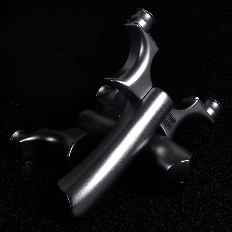 丸頭デビルメイクライ スリングショット 丸頭固定 ラップ&タック式  パチンコ チタン合金 動物駆除器 発射装置 害獣・害虫防除器 流線型アウトドア ターゲットゲーム 練習用スリングショット アウトドア玩具セット 狩猟 クマ防除用品 クマ駆除ツール