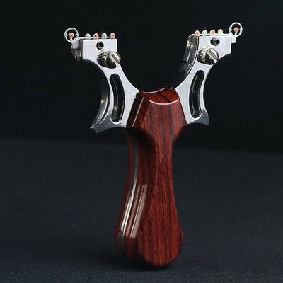 スリングショット パチンコ 動物撃退器 害獣・害虫対策器 ABS模造木目パッチ ステンレス鋼 高級 おもちゃトレーニング アウトドア 新型 ターゲットゲーム 練習用 アウトドア玩具 セット