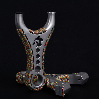 ウルフキング 丸頭 クリップ式 スリングショット パチンコ ねじ止め式 ラップ&タック式 チタン合金 射撃場ゲーム 狩猟