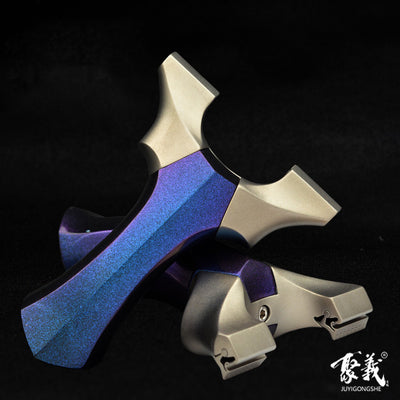 龍歯鬼鍛 スリングショット パチンコ 630ステンレスの弓頭 龍の歯型ゴム固定クリップ 動物駆除器 発射装置 害獣・害虫防除器 流線型アウトドア ターゲットゲーム 練習用スリングショット アウトドア玩具セット 狩猟 クマ防除用品 クマ駆除ツール