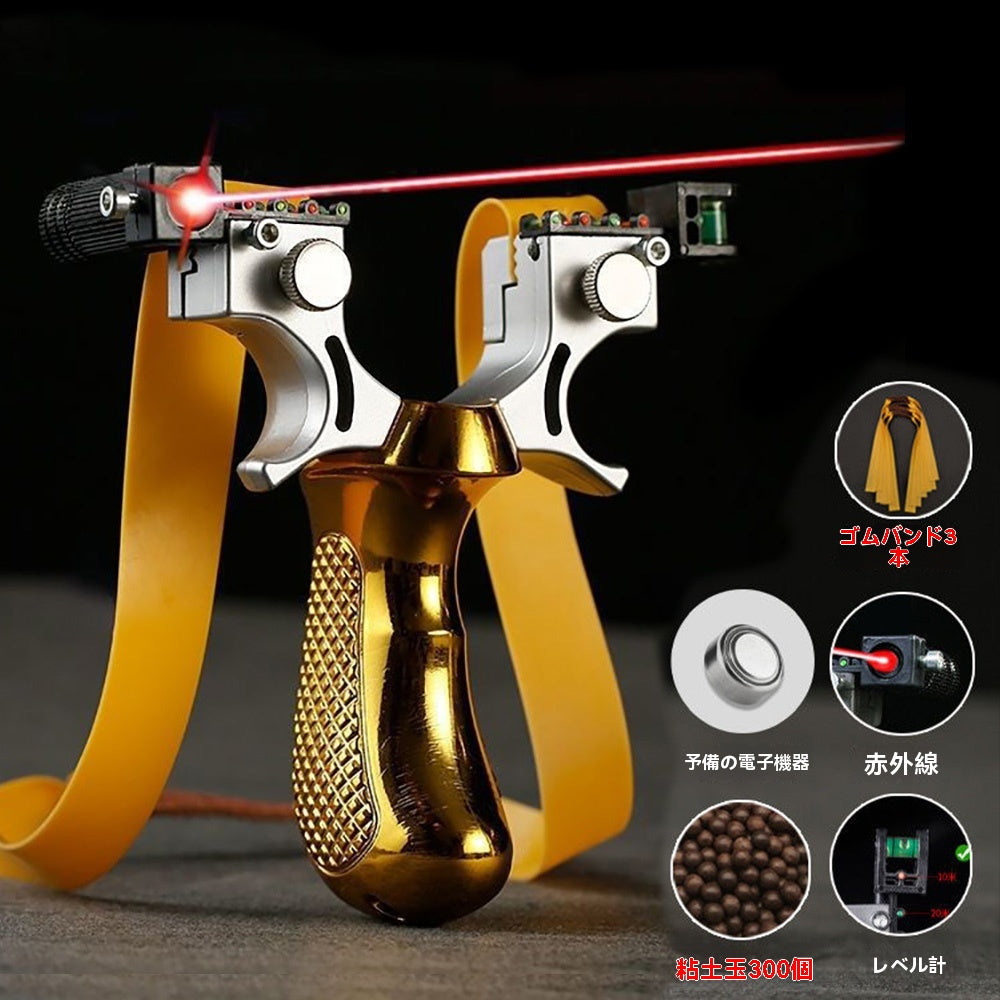 スリングショット パチンコ 動物撃退器 この輪ゴムトレーニングツールは、屋外での遊びに最適です（屋外用おもちゃとしても使用できます）鳥獣被害対策 多用途のスポーツトレーニングツールです  ABS バンドブ ショット スリング