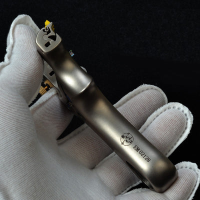 龍歯悪鬼 スリングショット パチンコ ビー玉銃 鬼の模様  龍の歯型ゴム固定クリップ ステンレス製スリングショット 動物駆除器 害獣・害虫防除器 アウトドア玩具セット 流線型アウトドア 射撃場ゲーム 狩猟  クマ駆除ツール クマ防除用品