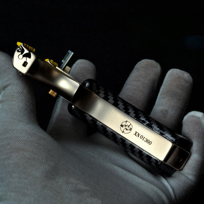 龍歯子牛 スリングショット 龍の歯型ゴム固定クリップ パチンコ ステンレス鋼 動物駆除器  害獣・害虫防除器 流線型アウトドア  練習用 狩猟 クマ防除用品 クマ駆除ツール