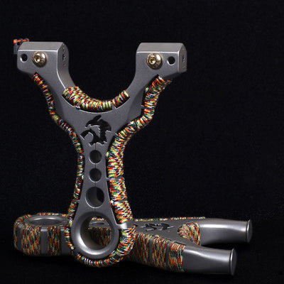 ウルフキング 丸頭 クリップ式 スリングショット パチンコ ねじ止め式 ラップ&タック式 チタン合金 射撃場ゲーム 狩猟