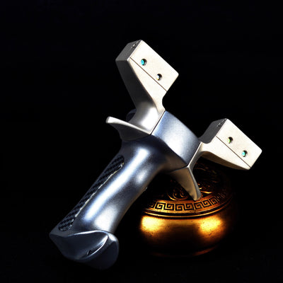 ターミネータークリップ式 スリングショット ビー玉銃  ネジゴム固定クランプ にクリップバージョンが  動物駆除器 害獣・害虫防除器 流線型 屋外 ターゲットゲーム 狩猟 屋外玩具セット クマ駆除ツール クマ防除用品