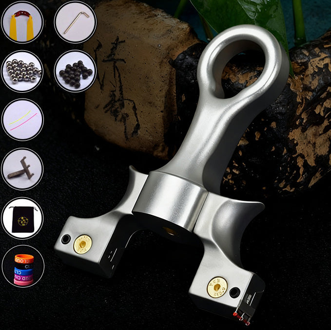 神の罰 丸頭 クリップ式 スリングショット パチンコ ねじ止め式 ラップ&タック式 チタン合金弓頭 射撃場ゲーム 狩猟